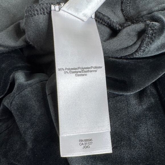 Dkny Womens Velour Kimono Sleeve Basic Top Black Size‎ Medium New - Picture 8 of 9